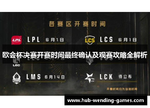 欧会杯决赛开赛时间最终确认及观赛攻略全解析 欧会杯决赛开赛时间最终确认及观赛攻略全解析